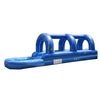 30ft Blue Marble Slip N Slide with Pool